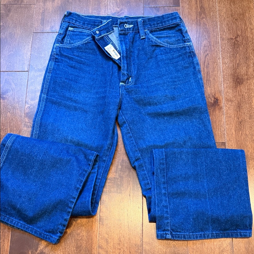 Classic women’s wrangler Blue Straight-Leg Jeans